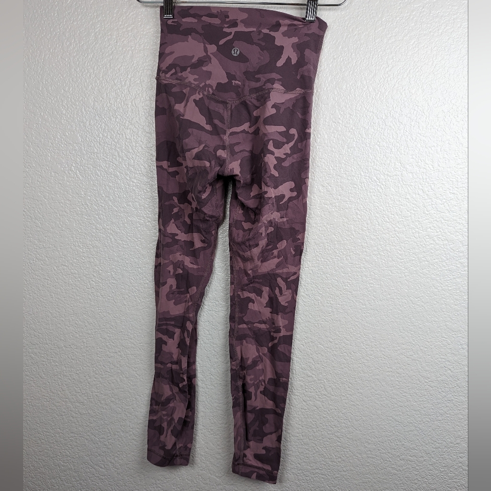 Pink Camo Lululemon Pink Align Pants Lululemon Align Pant II 25